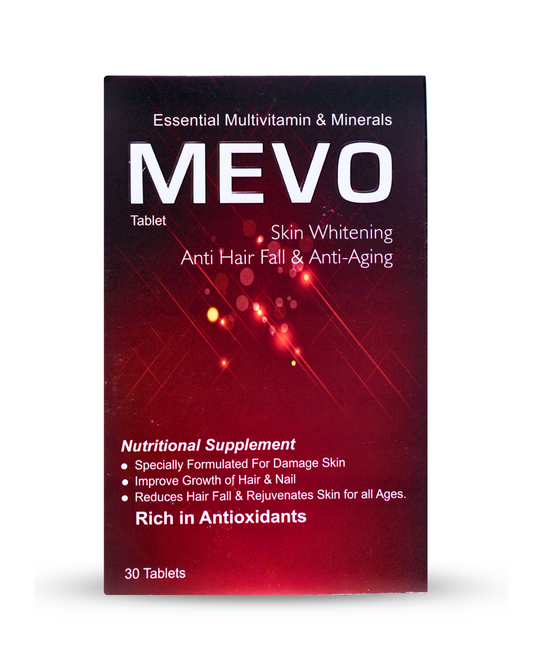 MEVO MULTI VITAMIN TABLETS – SKIN, HAIR & ANTI-AGING SUPPORT | 30 TABLETS