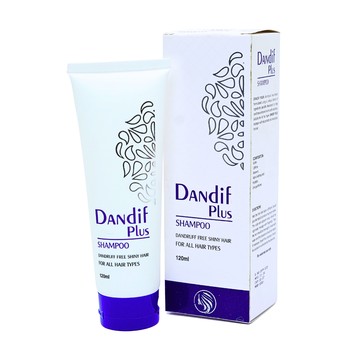 DANDIF PLUS SHAMPOO DANDRUFF FREE SHINY HAIR 120ml
