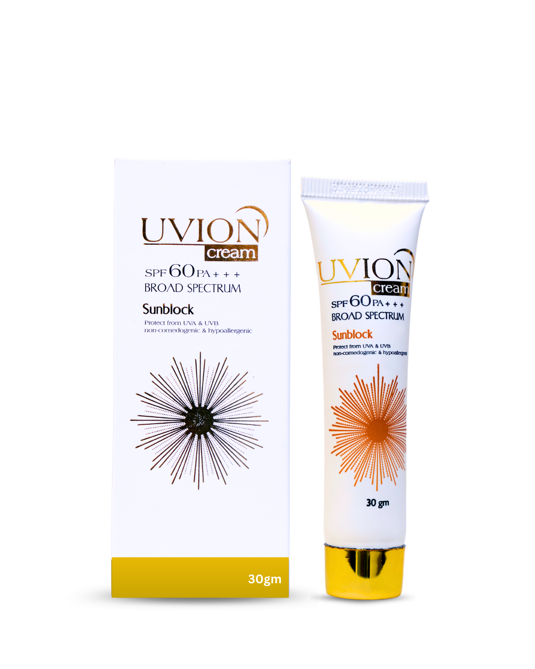 UVION SPF 60 PA +++ BROAD SPECTRUM SUNBLOCK 30gm