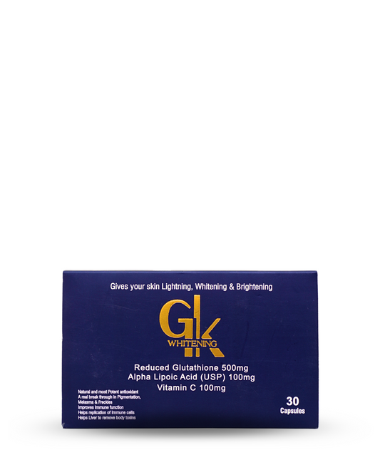 SKIN WHITENING CAPSULES – GK WHITENING  & BRIGHTNENING 30 CAPSULES