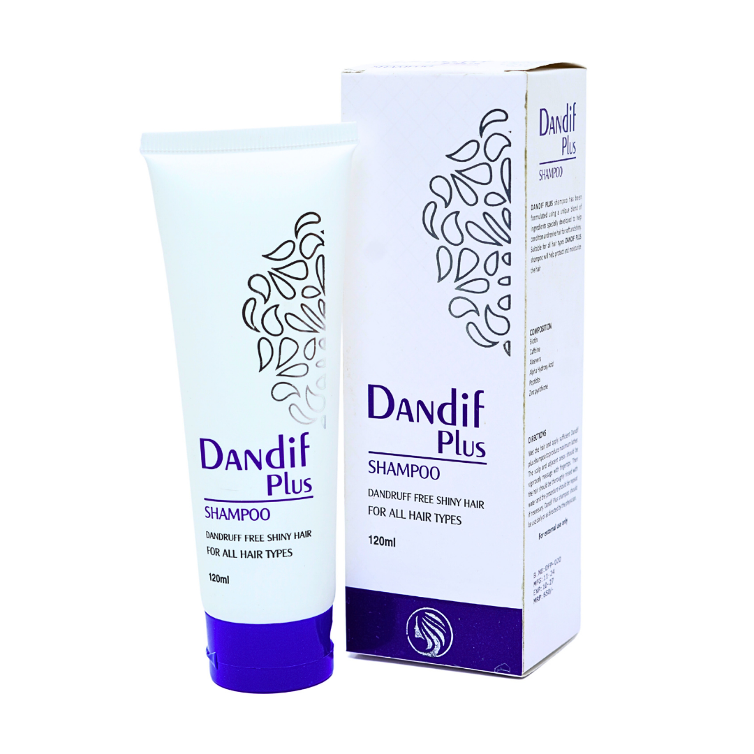 DANDIF PLUS SHAMPOO DANDRUFF FREE SHINY HAIR 120ml