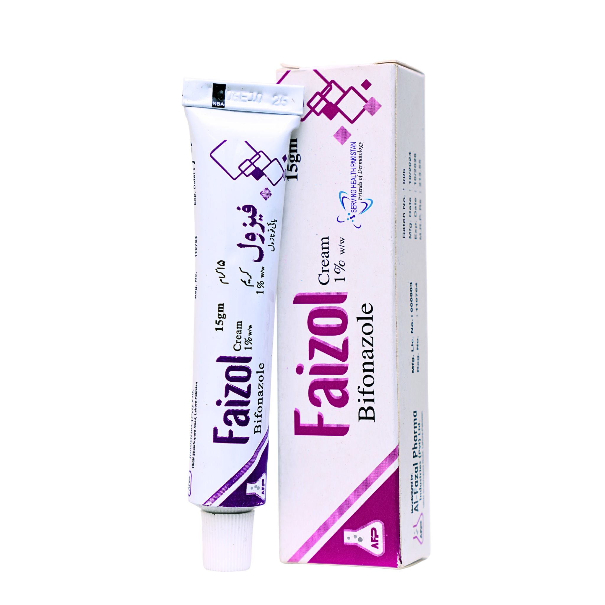 FAIZOL (BIFONAZOLE) CREAM 1% w/w 15gm