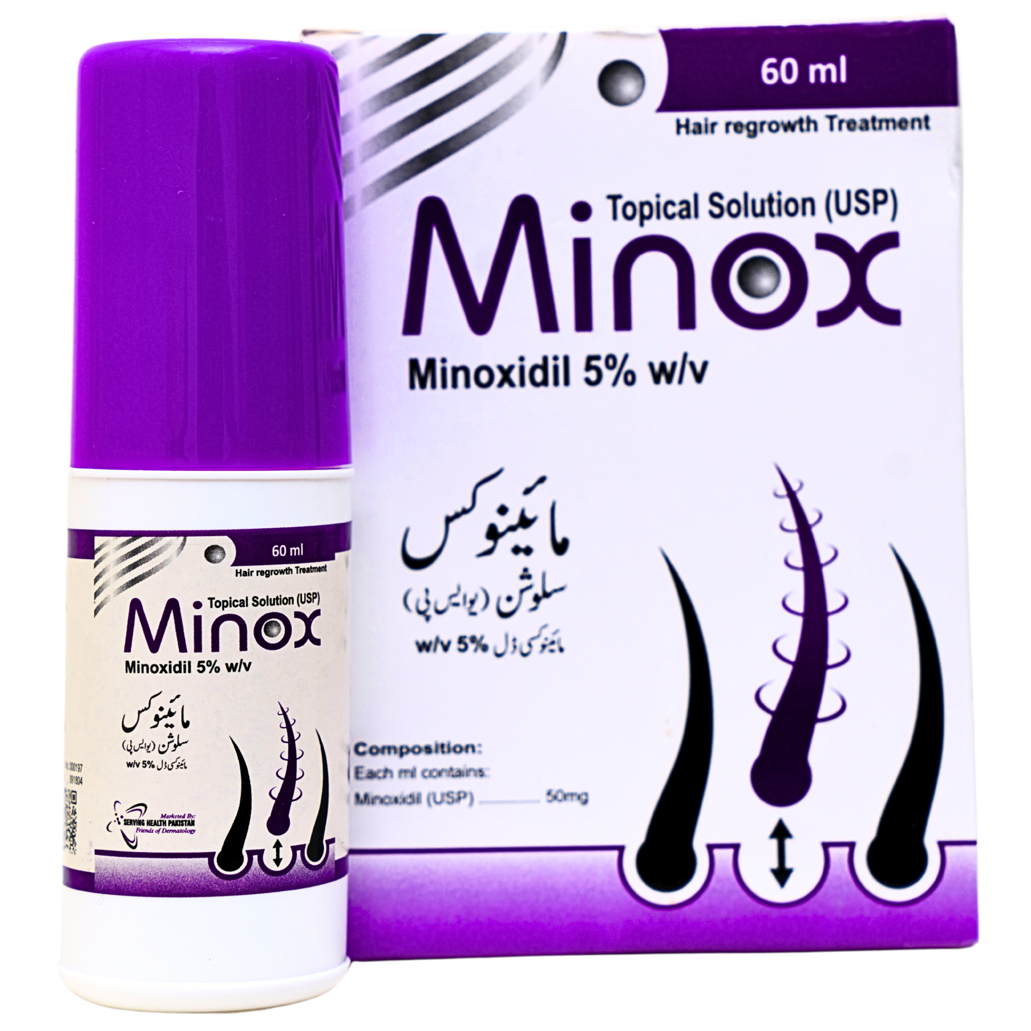 MINOX SOIUTION HAIR GROWTH TREATMENT 60ml