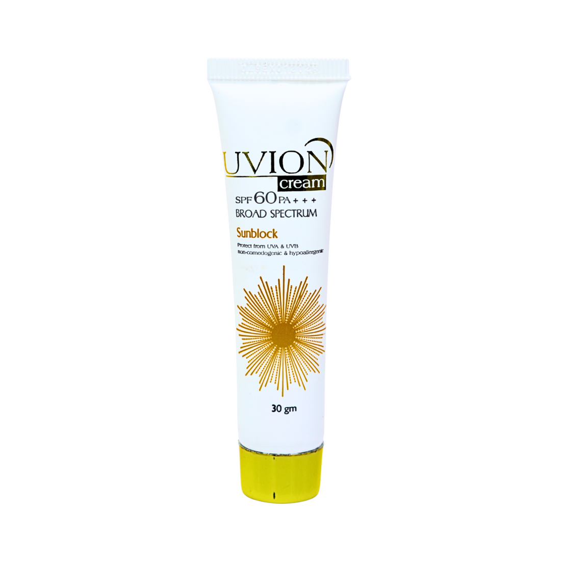 UVION SPF 60 PA +++ BROAD SPECTRUM SUNBLOCK 30gm
